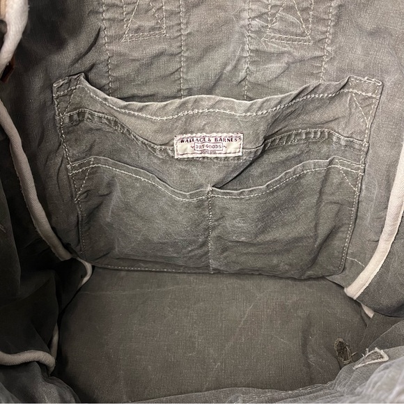 Rare Wallace & Barnes J. Crew Dry Goods New York Canvas Tote Bag - Picture 9 of 15